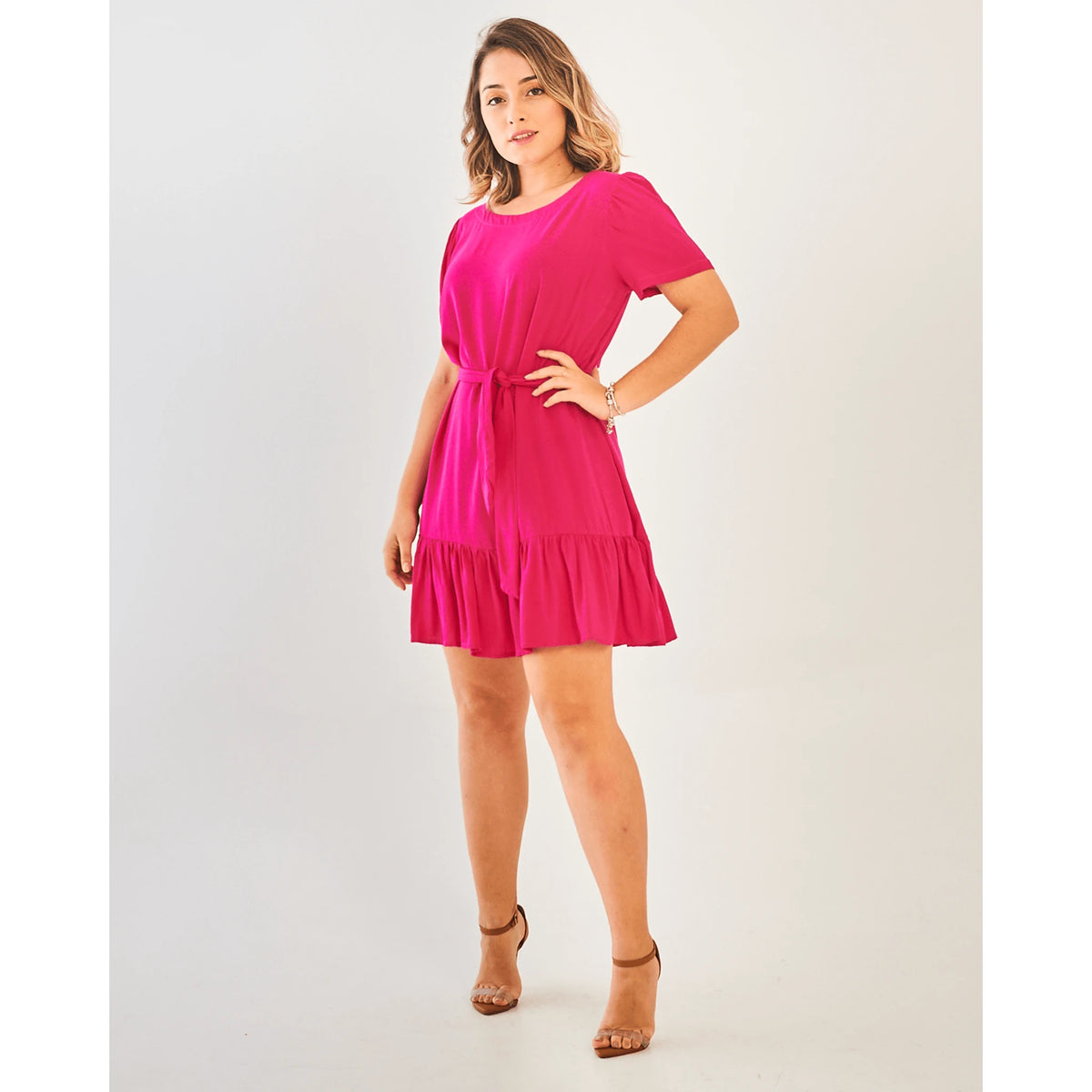 VESTIDO SAFIRA PATY/MANGA