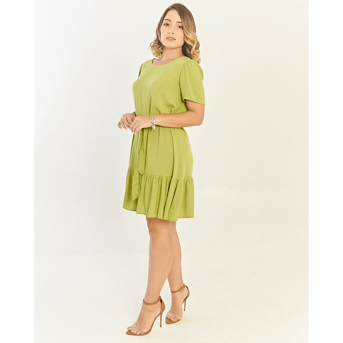 VESTIDO SAFIRA PATY/MANGA