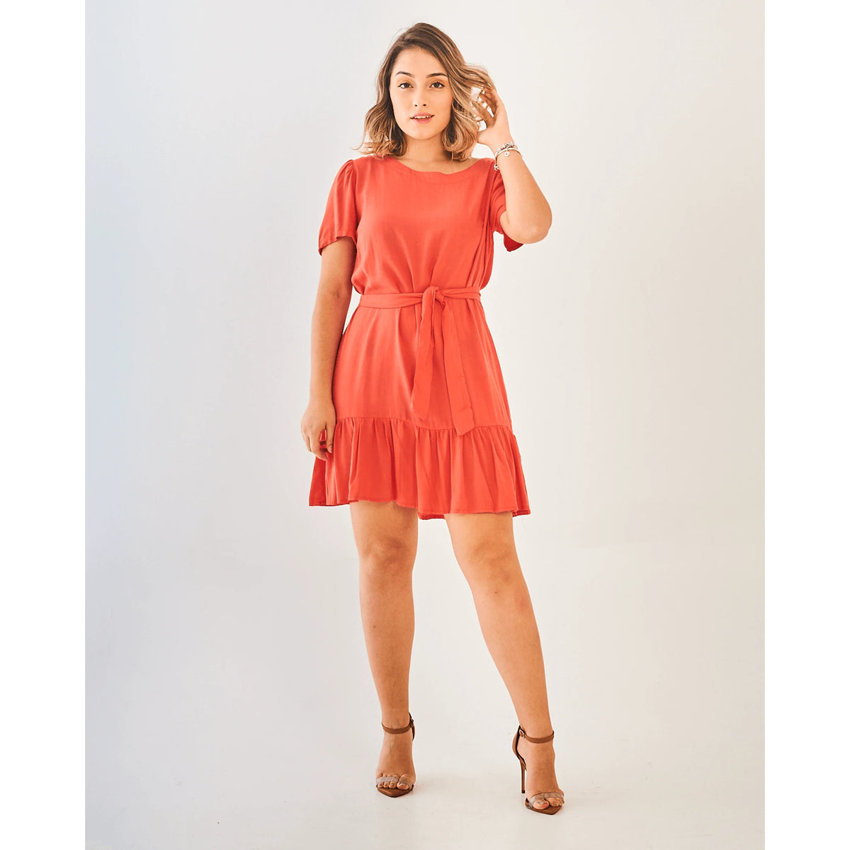 VESTIDO SAFIRA PATY/MANGA