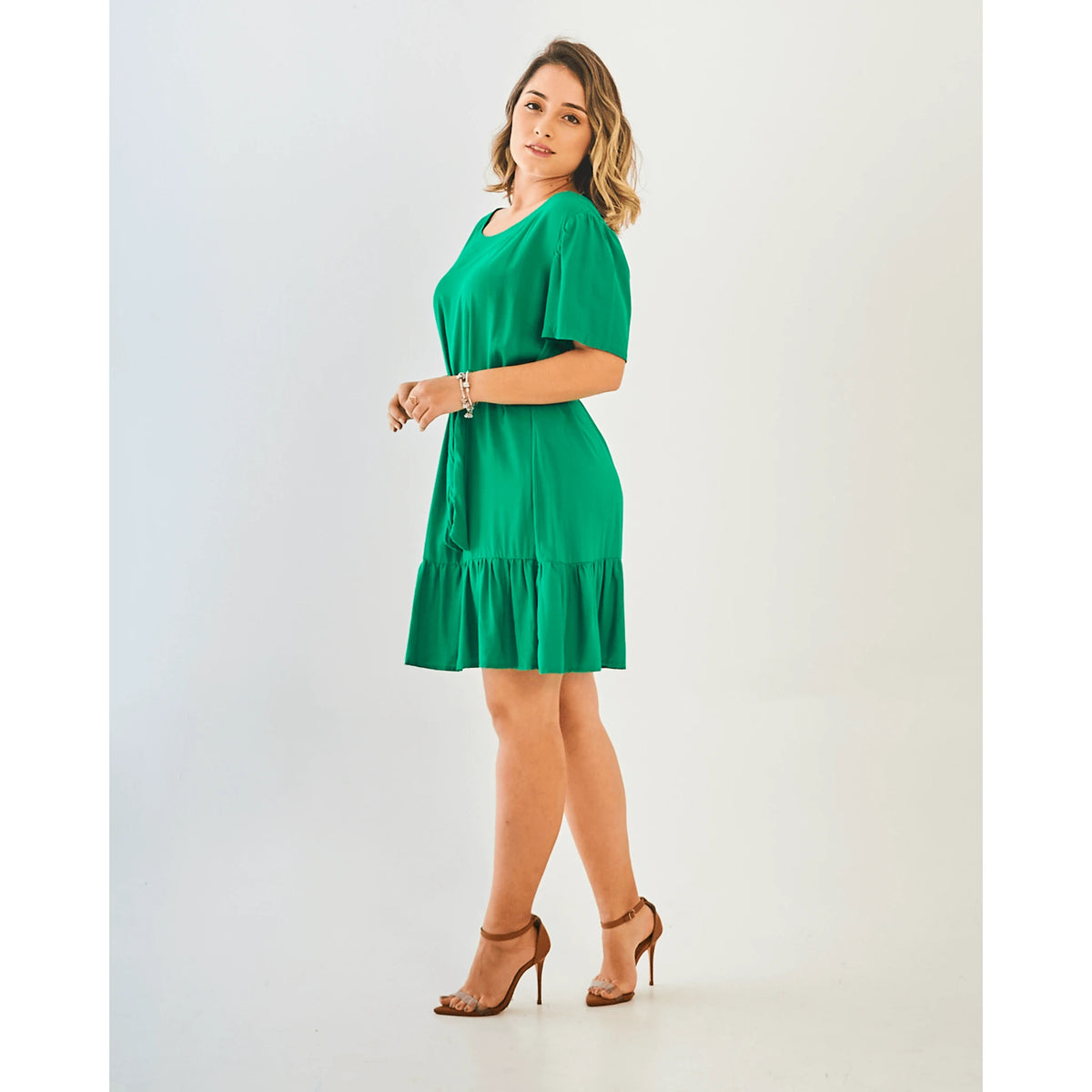 VESTIDO SAFIRA PATY/MANGA