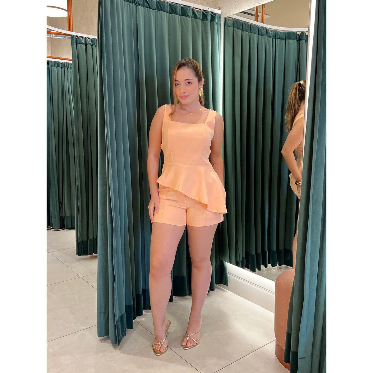 Conjunto Lya Peplum Assimétrico 1205