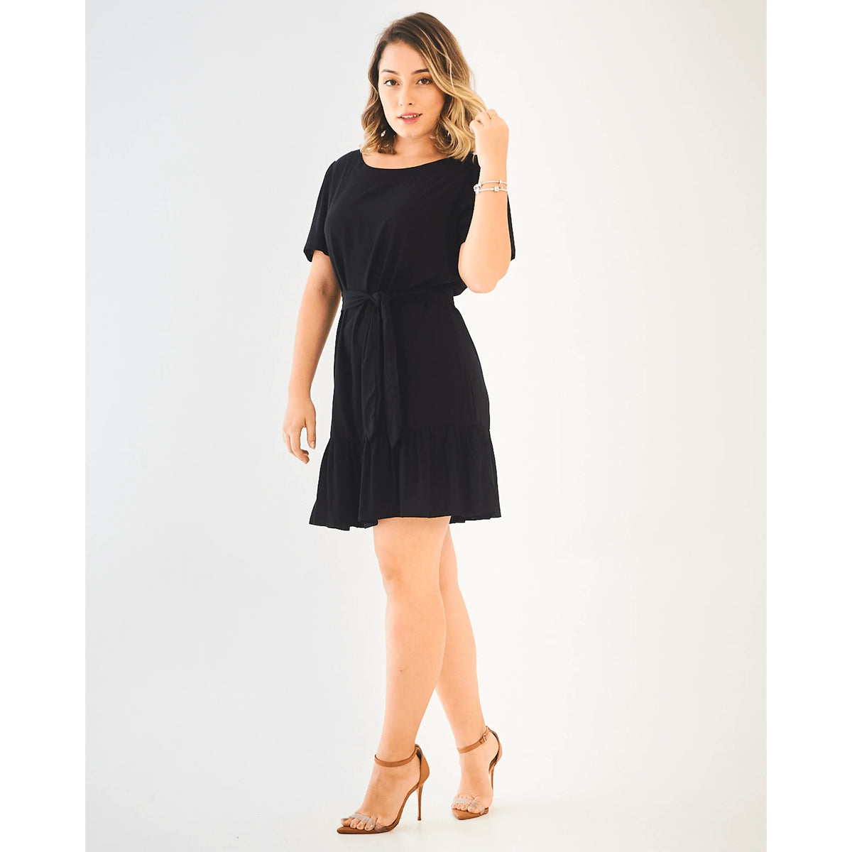 VESTIDO SAFIRA PATY/MANGA