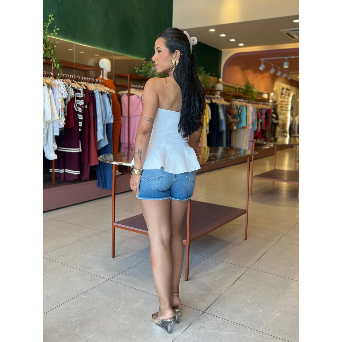 Blusa Feel Love Tomara Que Caia Peplum