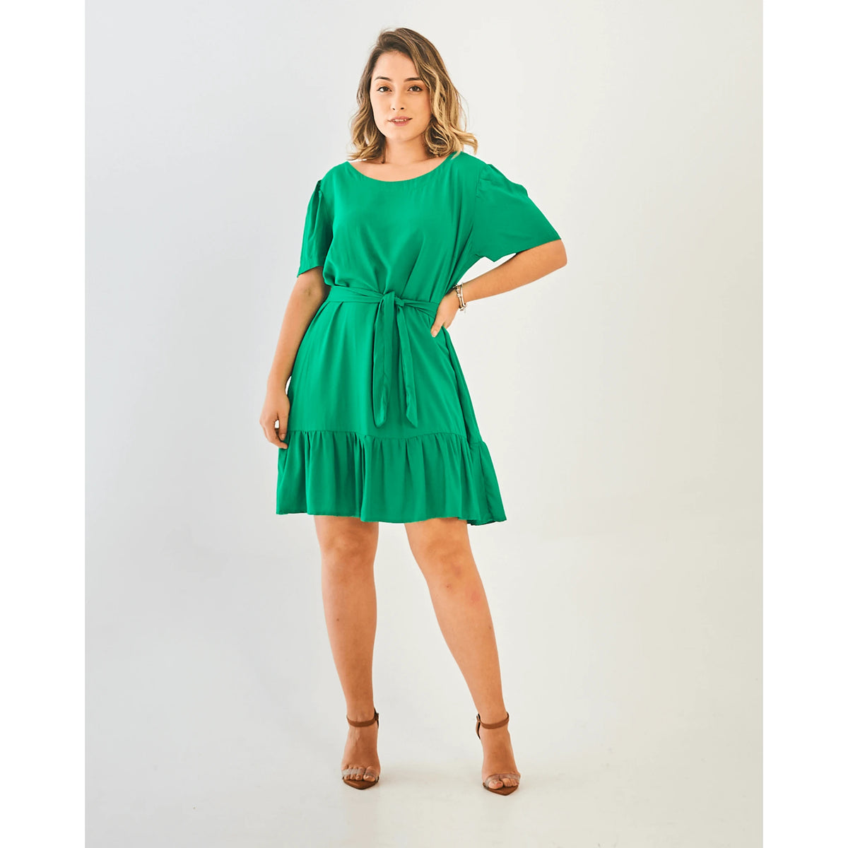 VESTIDO SAFIRA PATY/MANGA
