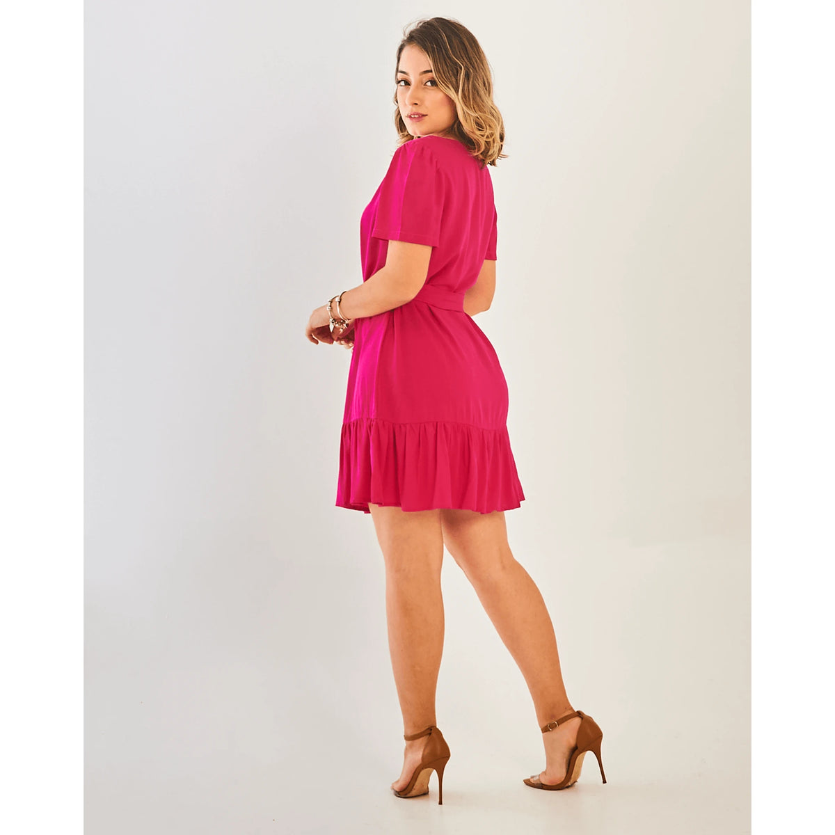 VESTIDO SAFIRA PATY/MANGA