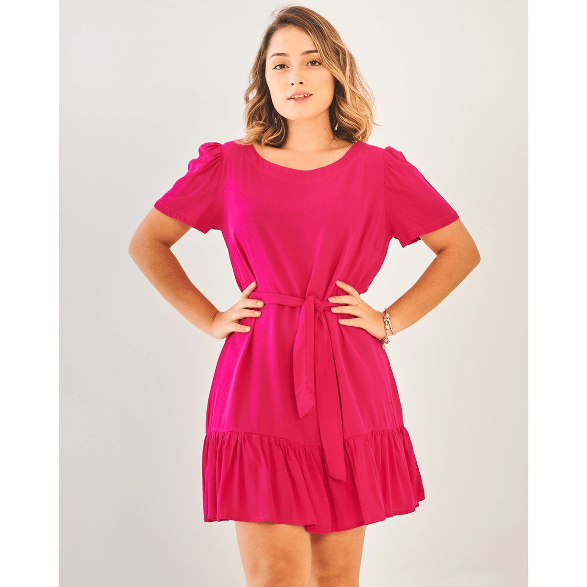 VESTIDO SAFIRA PATY/MANGA