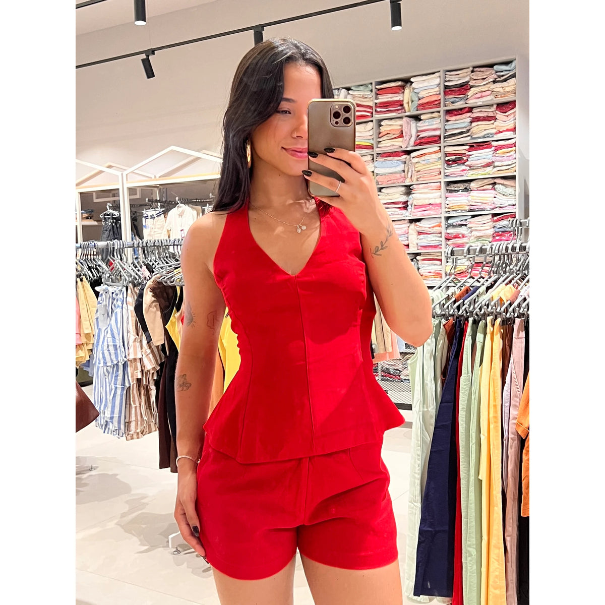 CONJUNTO FEEL LOVE PEPLUM FR148