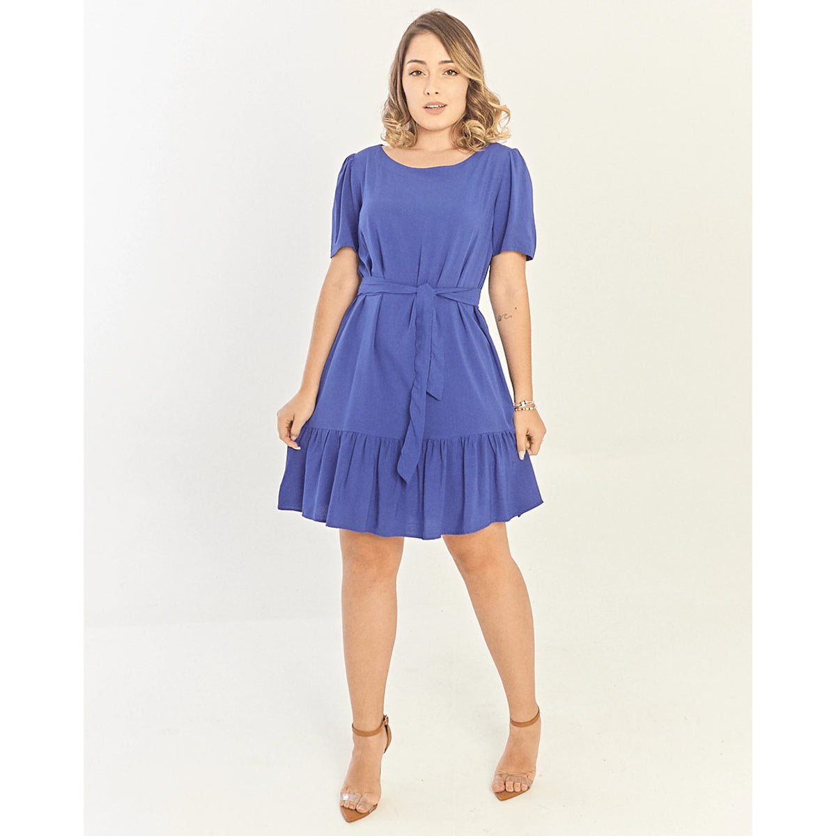 VESTIDO SAFIRA PATY/MANGA