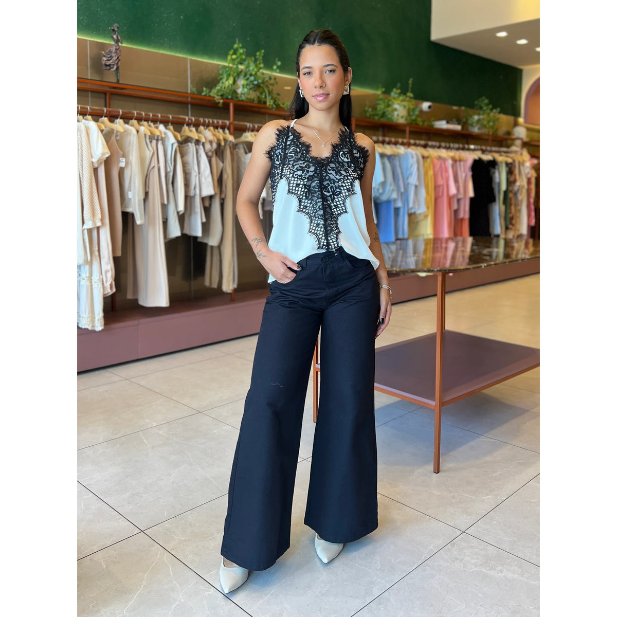 BLUSA DIMY RENDA BLU38996