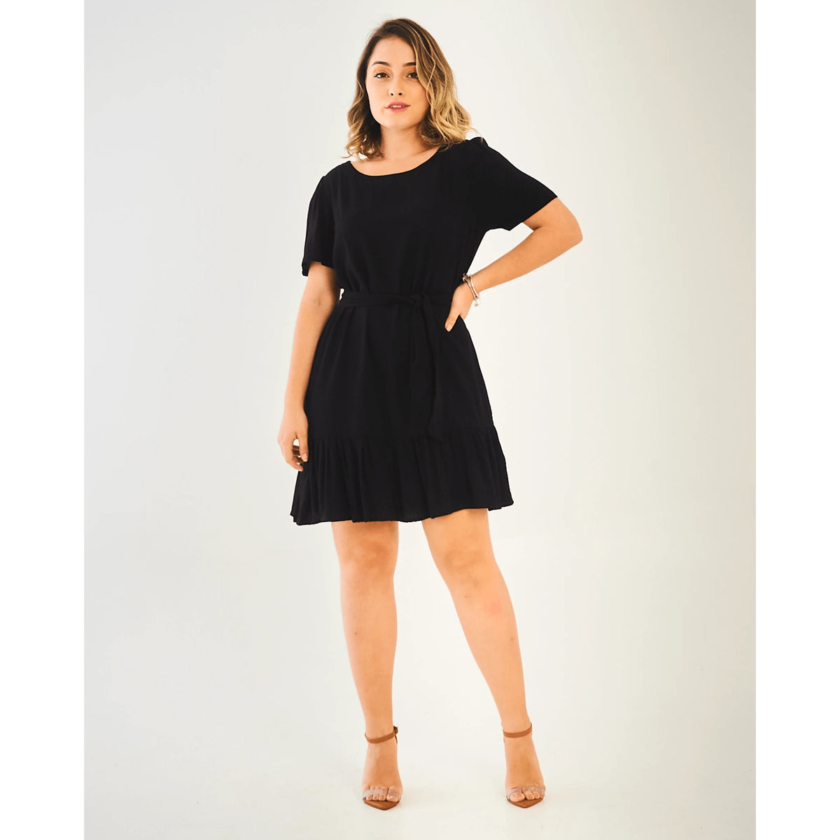 VESTIDO SAFIRA PATY/MANGA