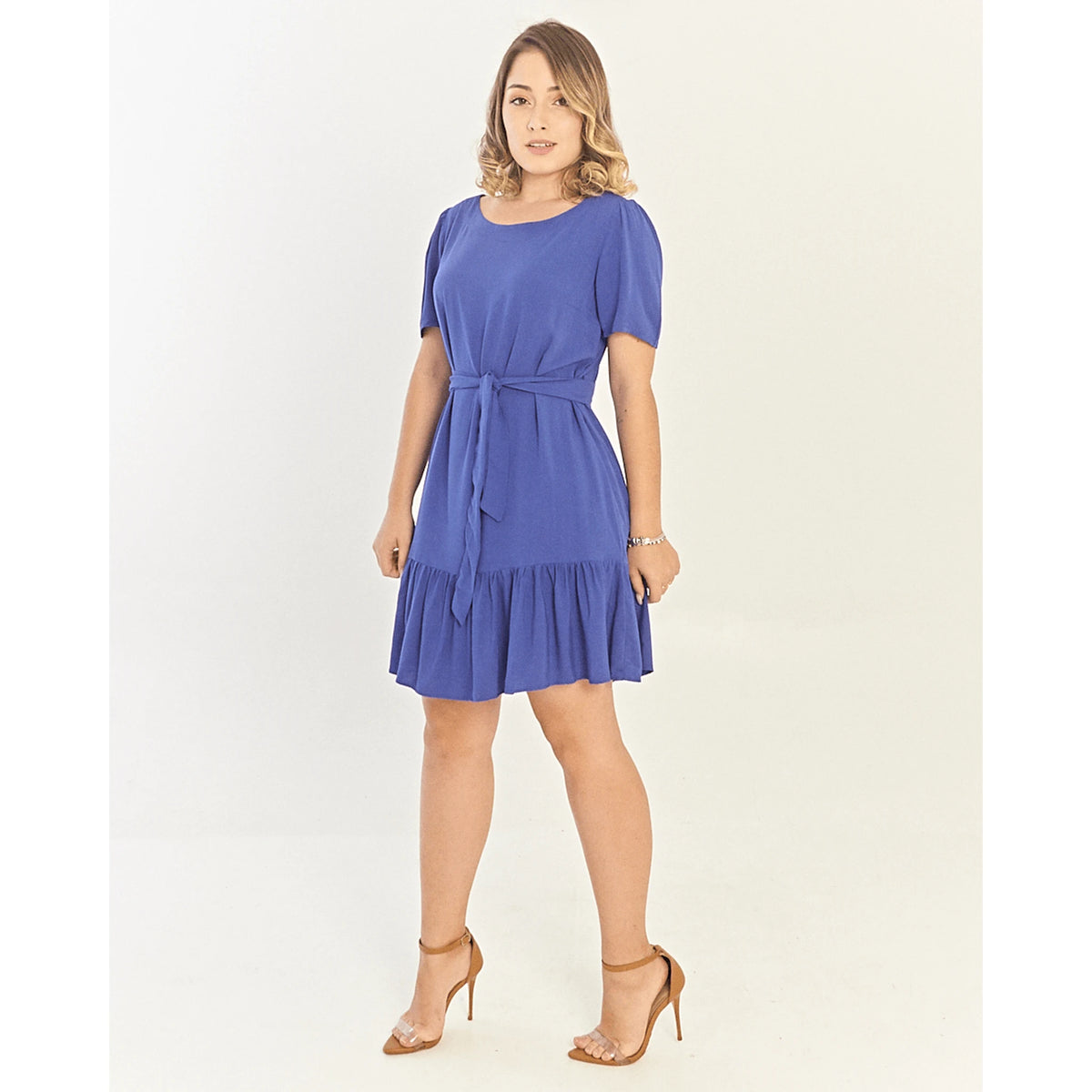 VESTIDO SAFIRA PATY/MANGA