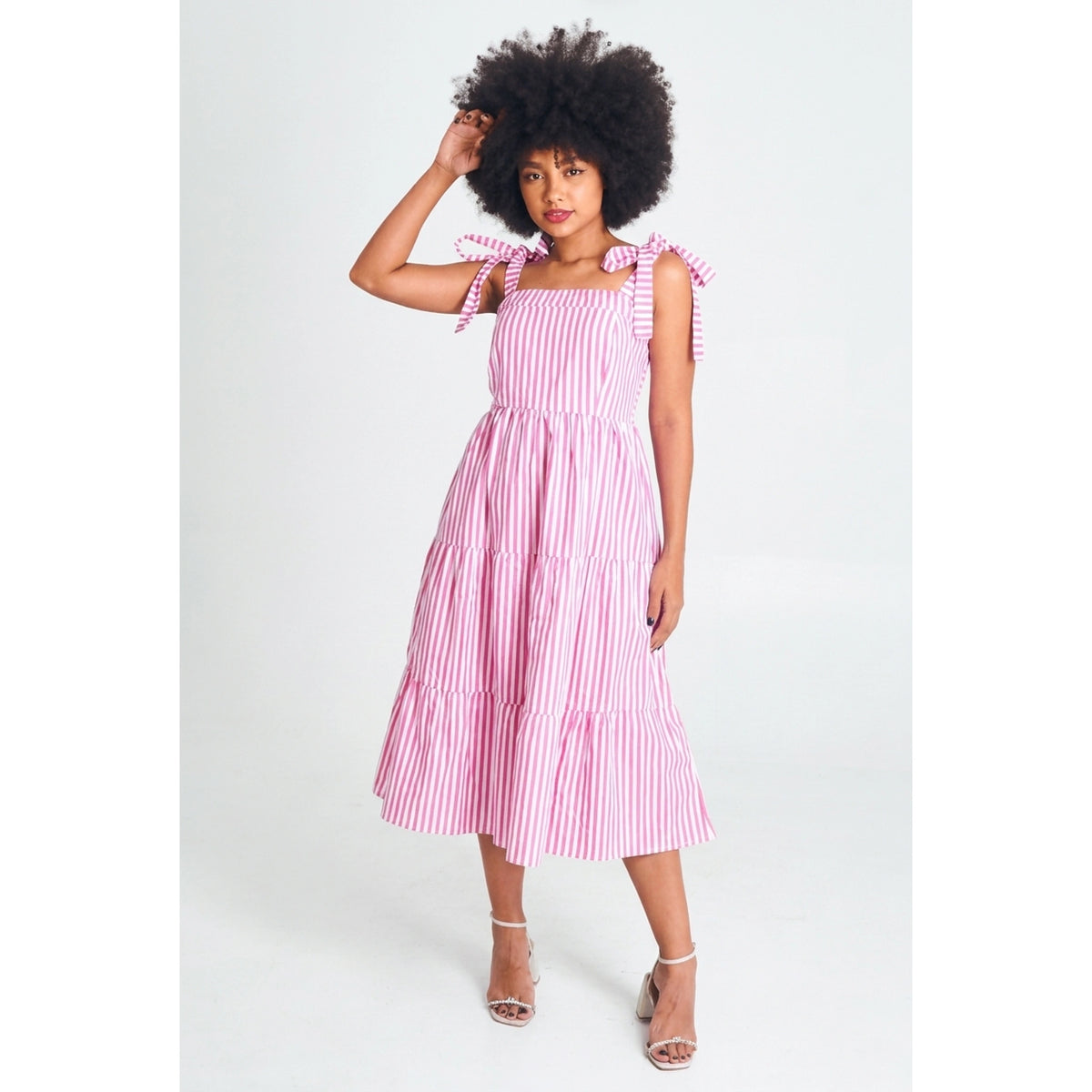 Vestido Safira Laço Midi