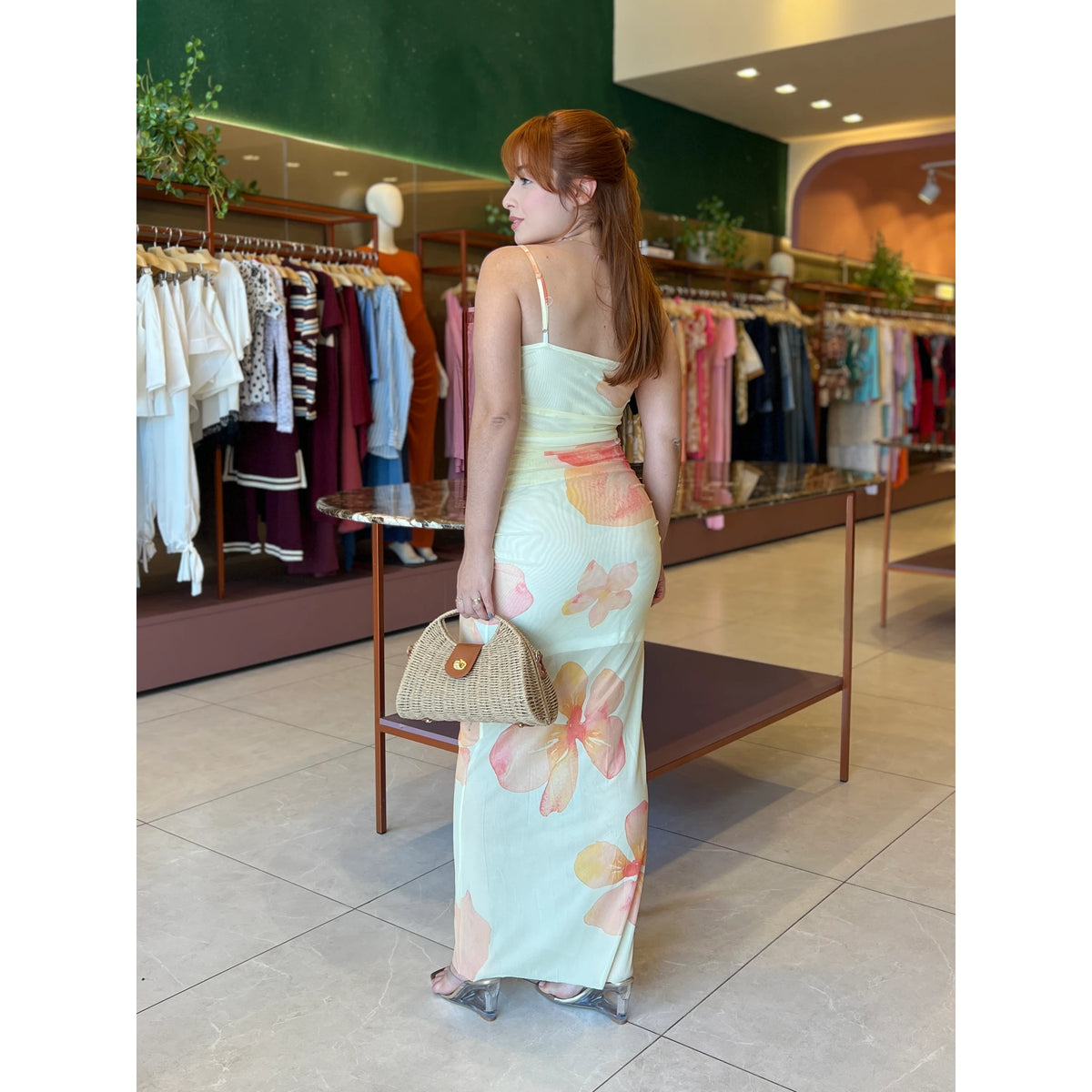Vestido Bellina Em Tule Floral