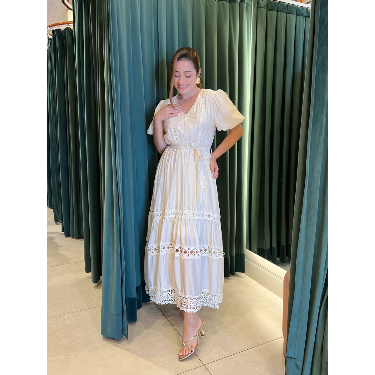 Vestido Bellina Evasê