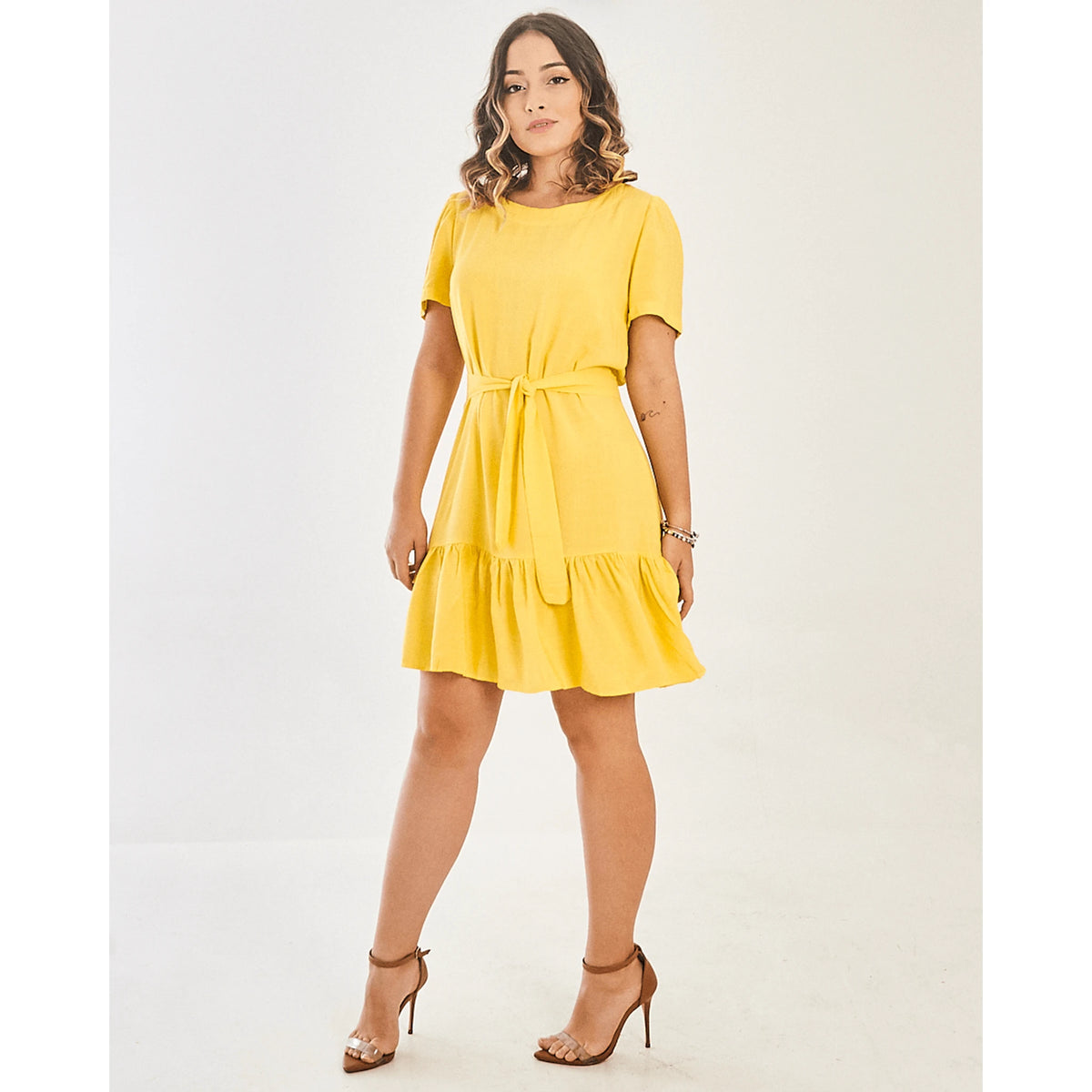 VESTIDO SAFIRA PATY/MANGA