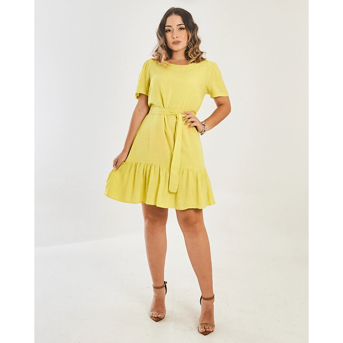VESTIDO SAFIRA PATY/MANGA
