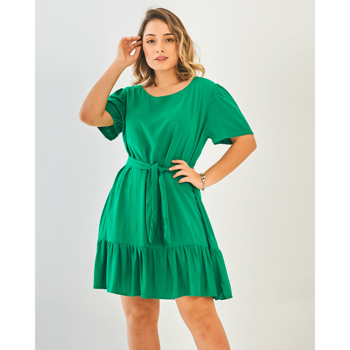 VESTIDO SAFIRA PATY/MANGA