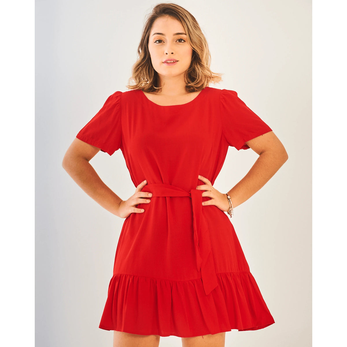 VESTIDO SAFIRA PATY/MANGA