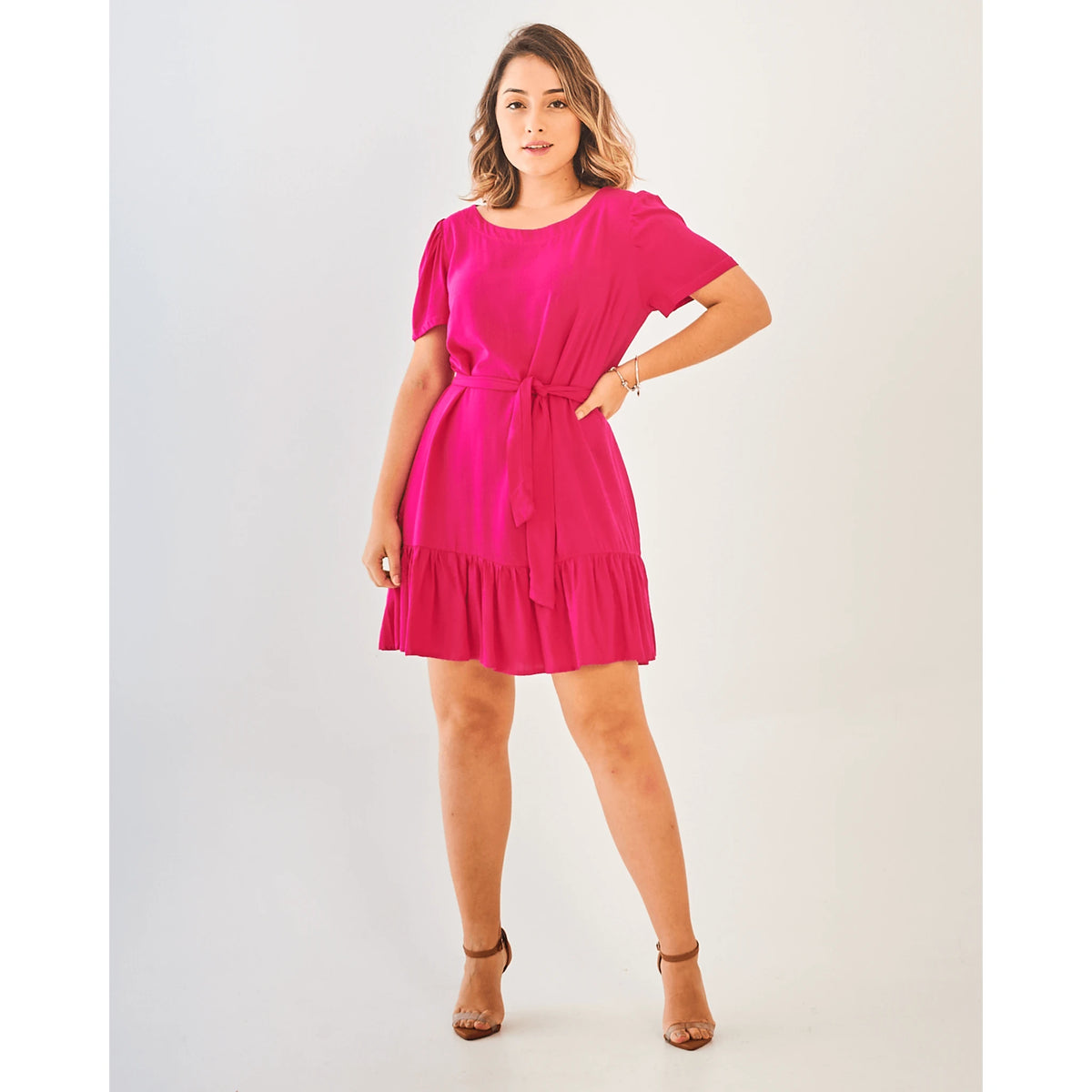 VESTIDO SAFIRA PATY/MANGA