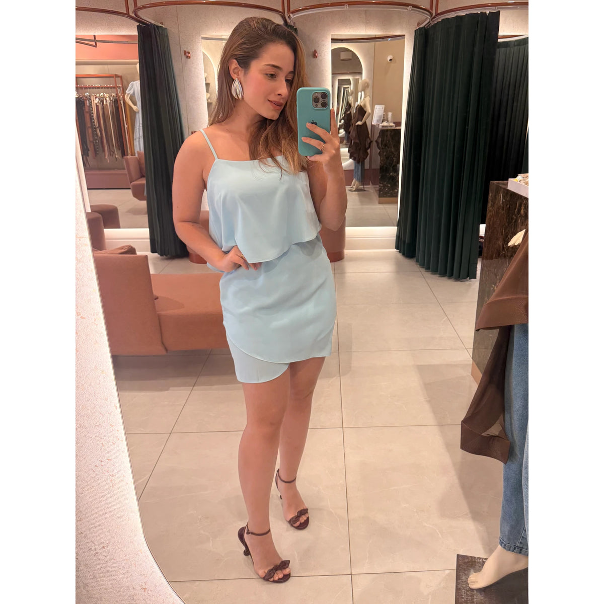 Vestido Lya Modas Assimétrico