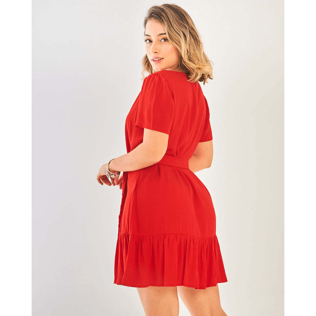 VESTIDO SAFIRA PATY/MANGA