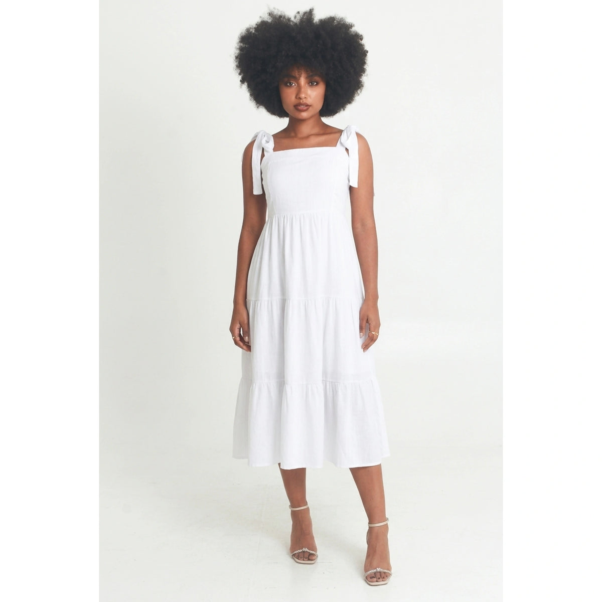 Vestido Safira Laço Midi