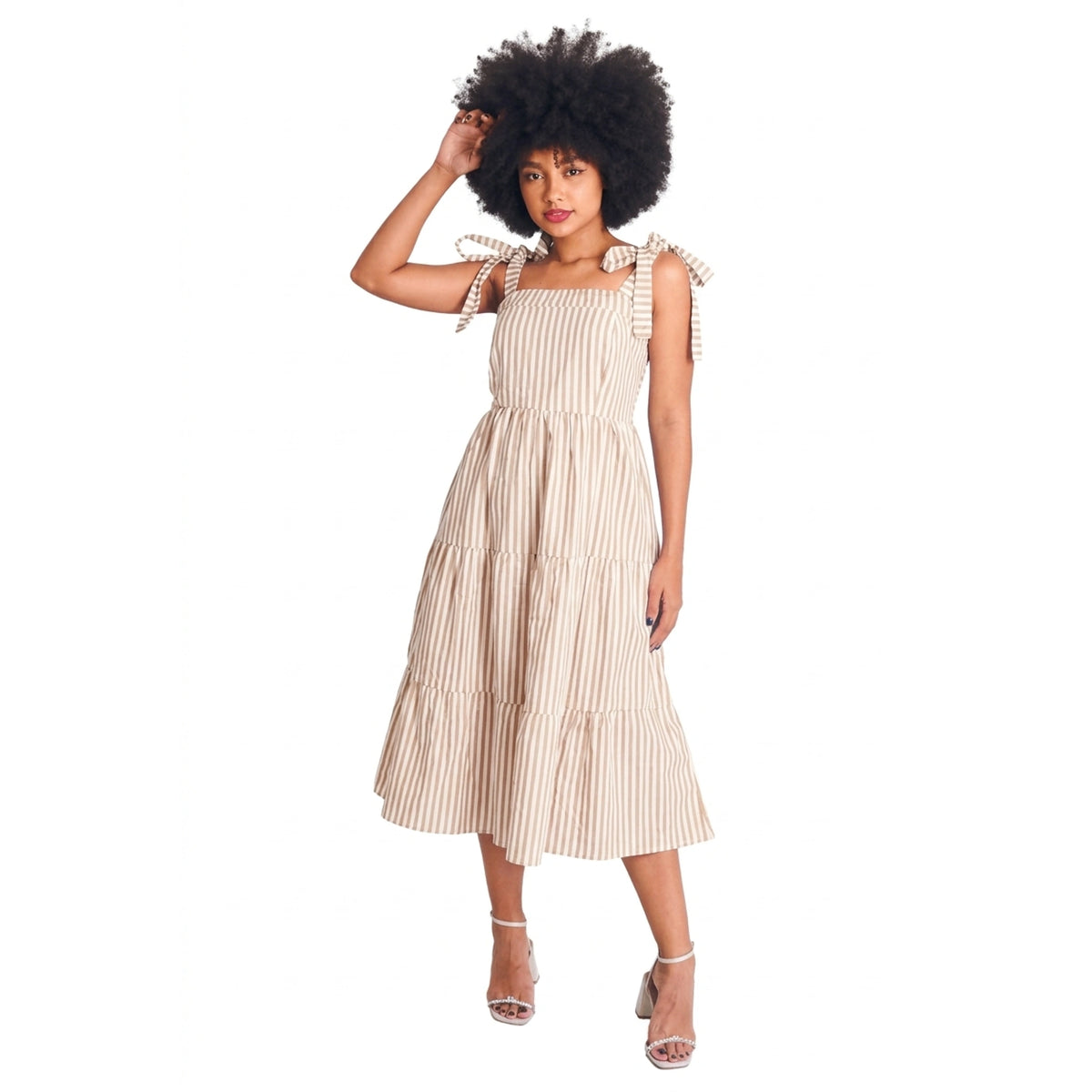 Vestido Safira Laço Midi