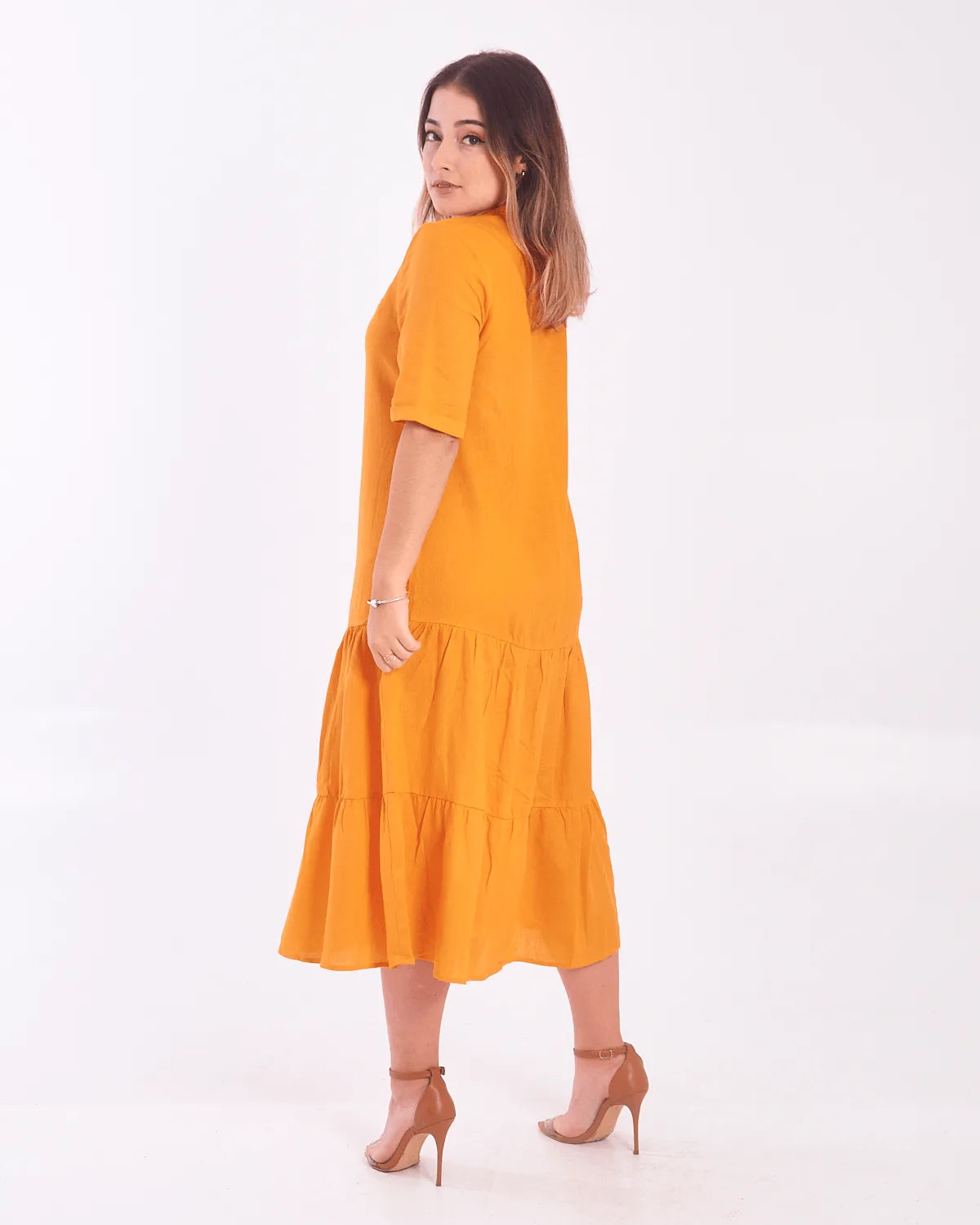 VESTIDO MALWEE 1000108221 LARANJA GG