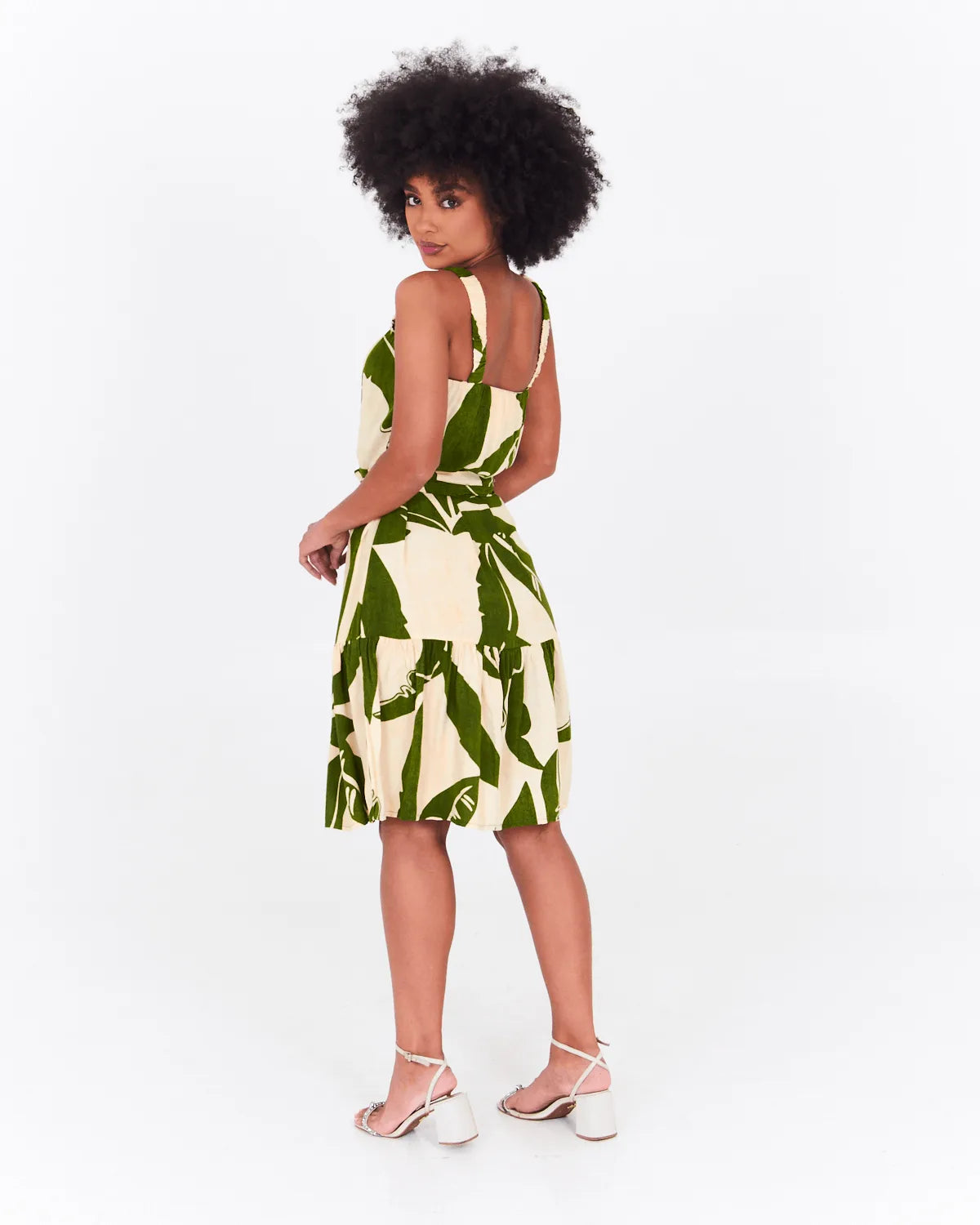 VESTIDO SAFIRA ALCA/ELAST EST VRD CLARO P