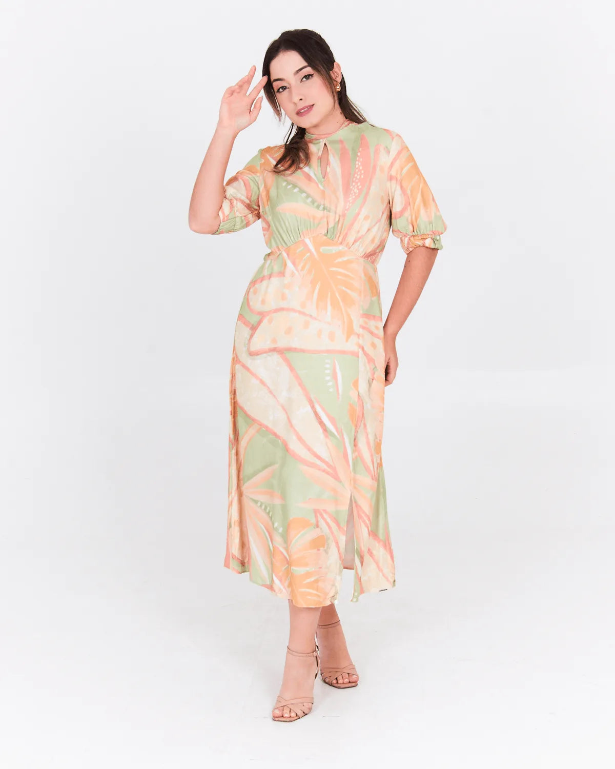 VESTIDO LUNENDER 34765 PAPOUL VERDE GG