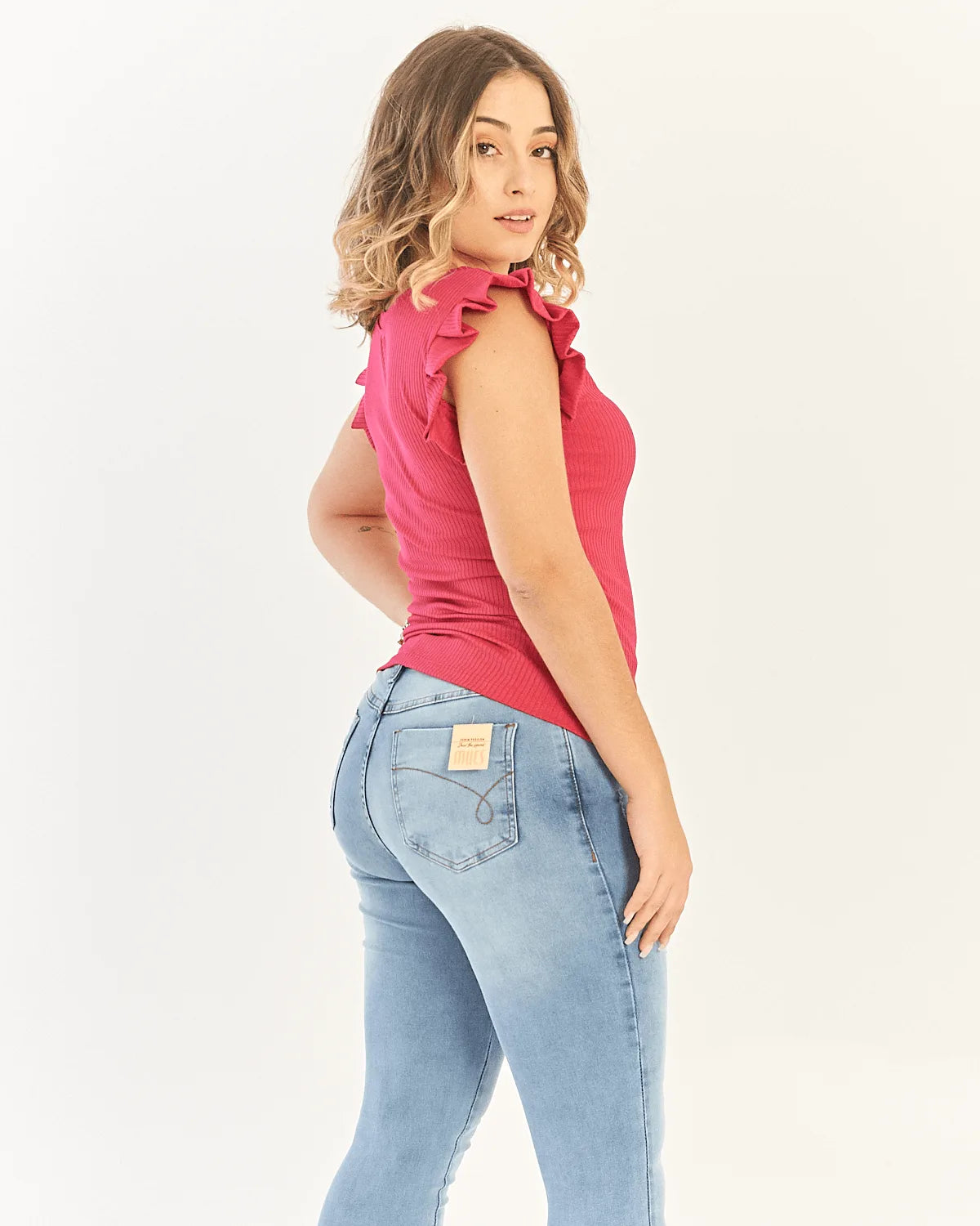 BLUSA SAFIRA PLINSADA