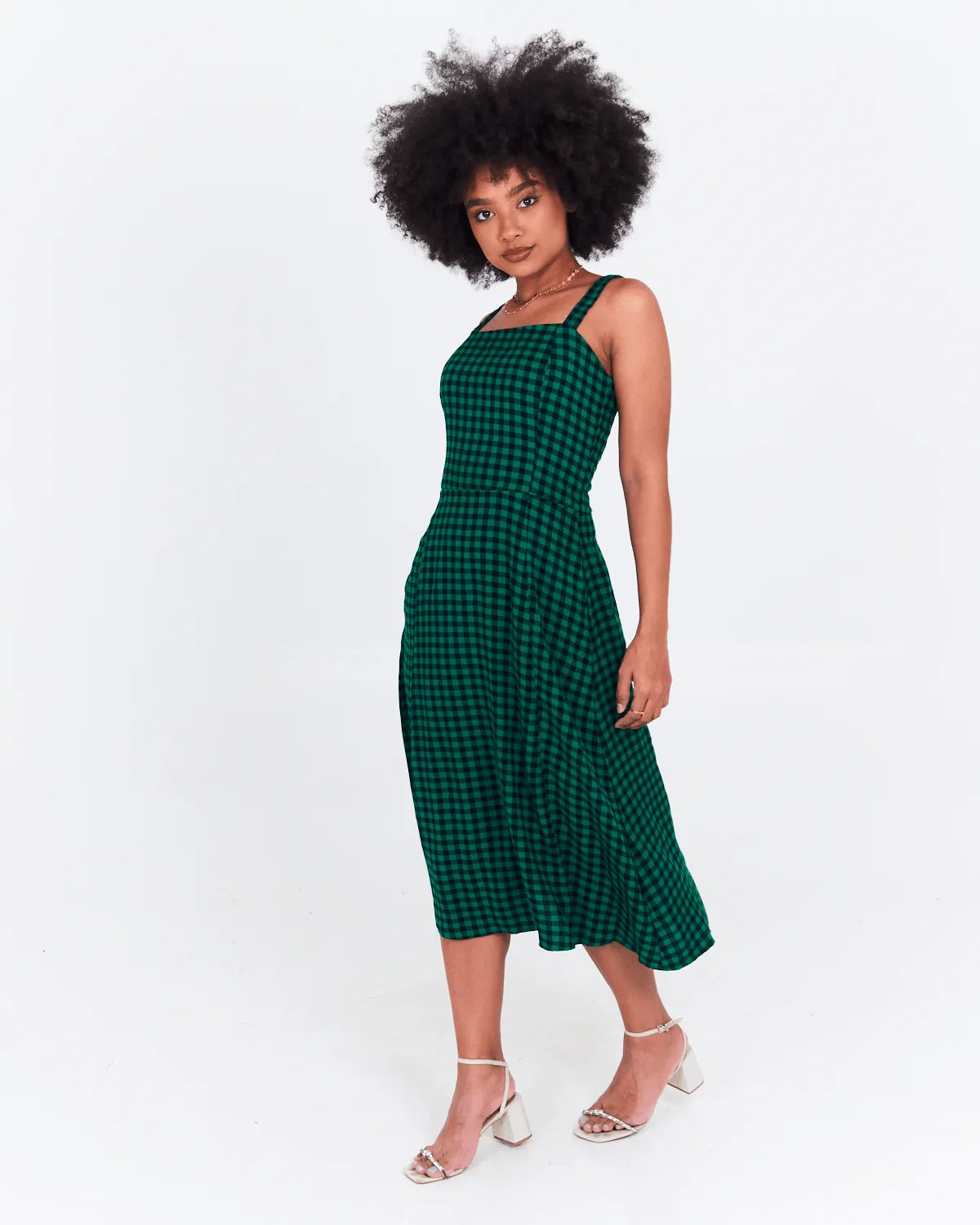 VESTIDO SAFIRA MIDI/ALCA/BOLSO
