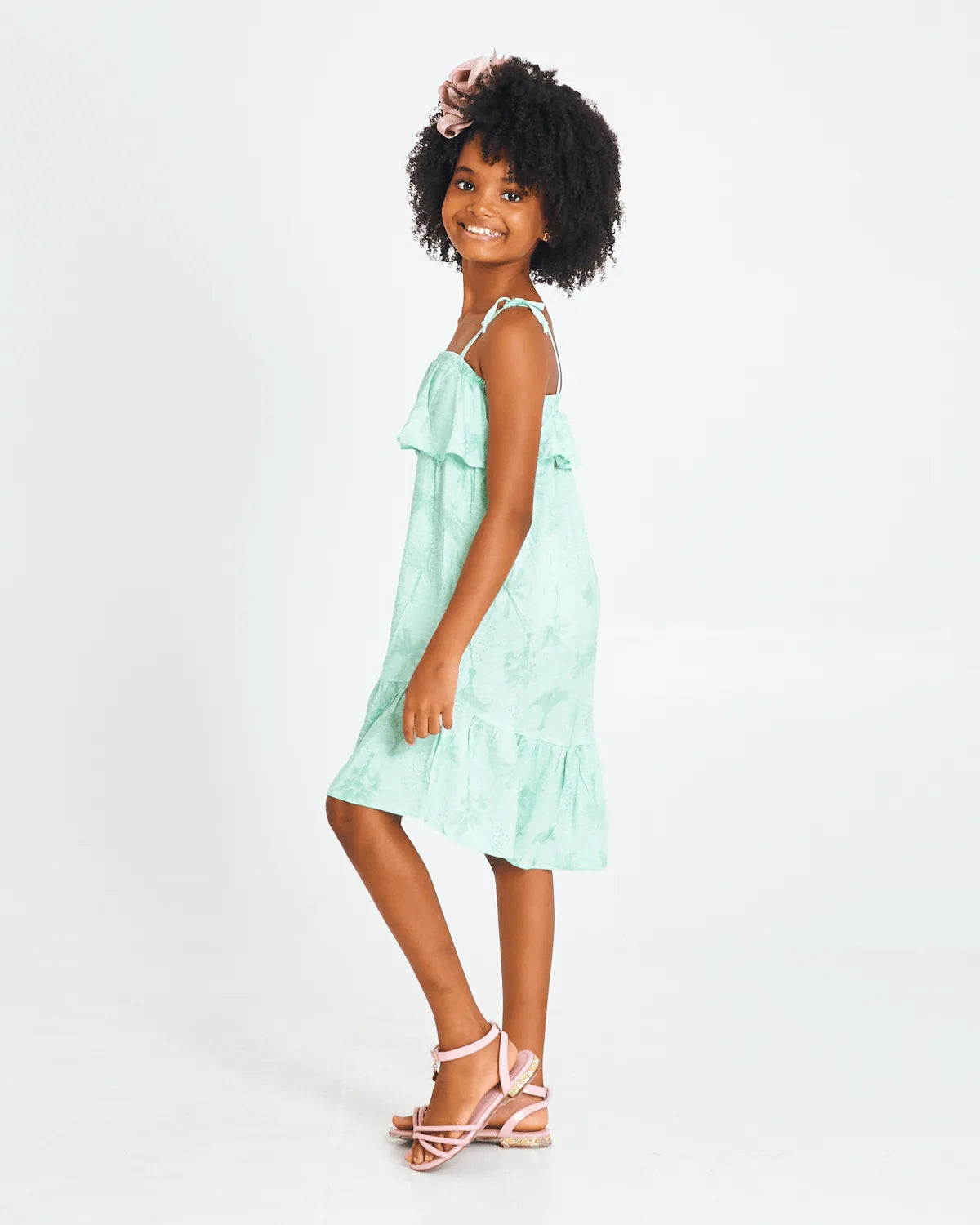 VESTIDO INF LUNENDER 46394 LARANJA 06