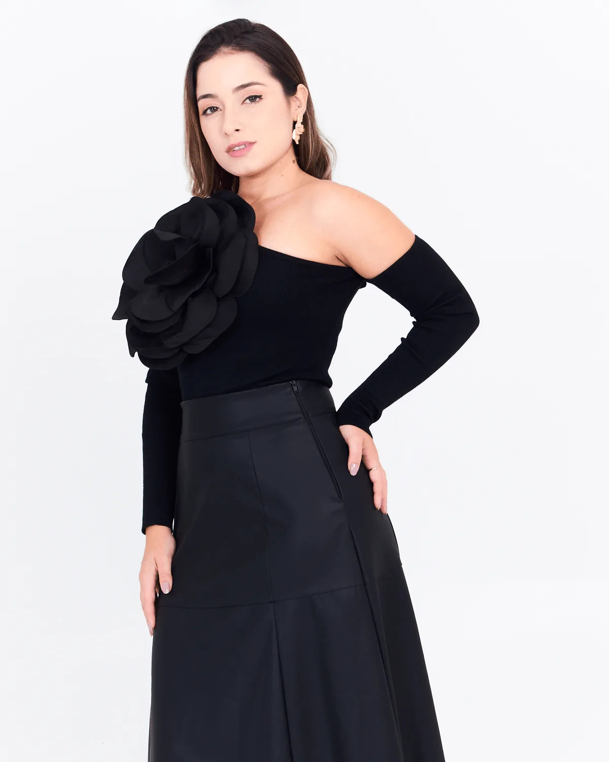 BLUSA BELLINA AA5766 PRETO G