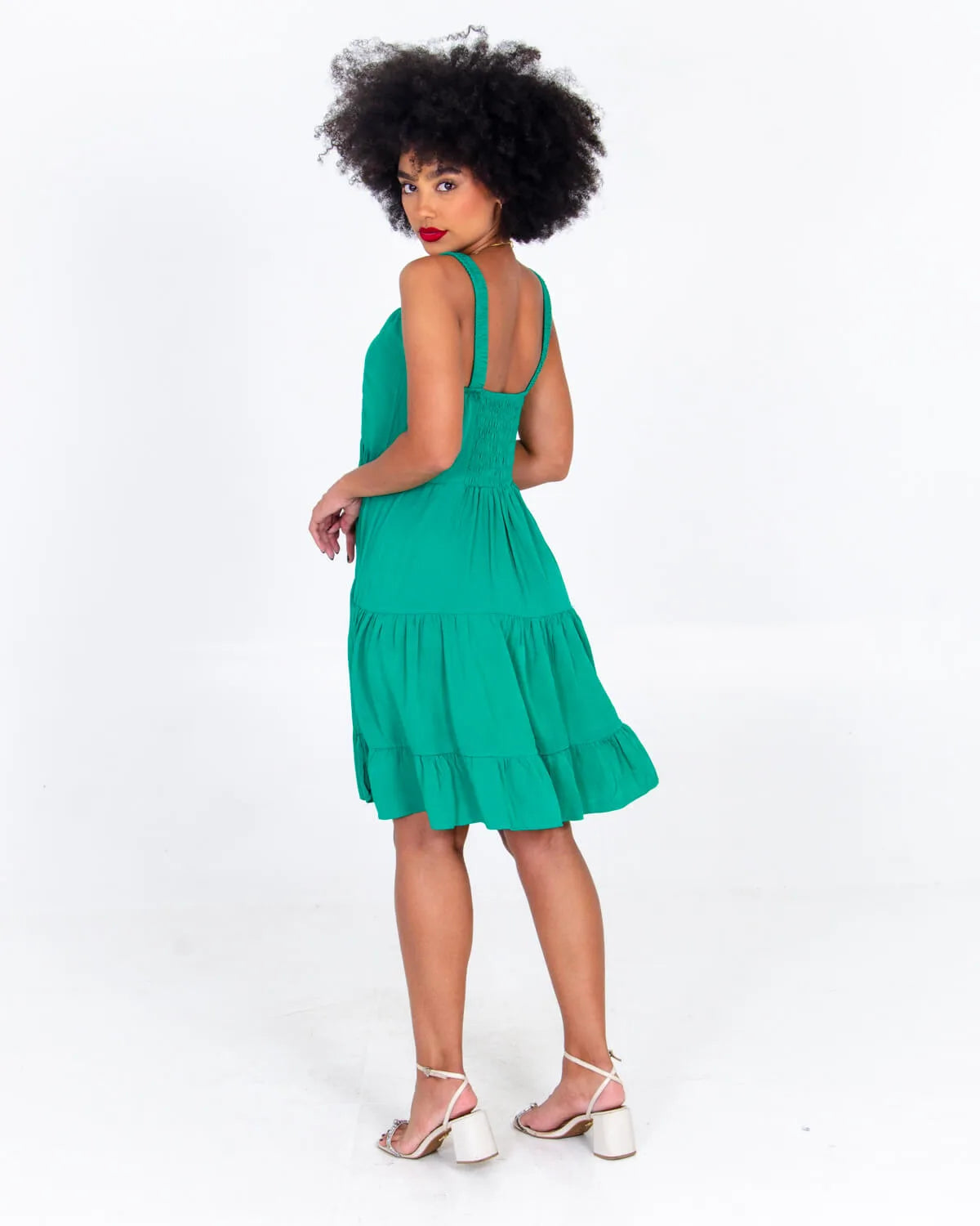 VESTIDO SAFIRA GABI VERMELHO M