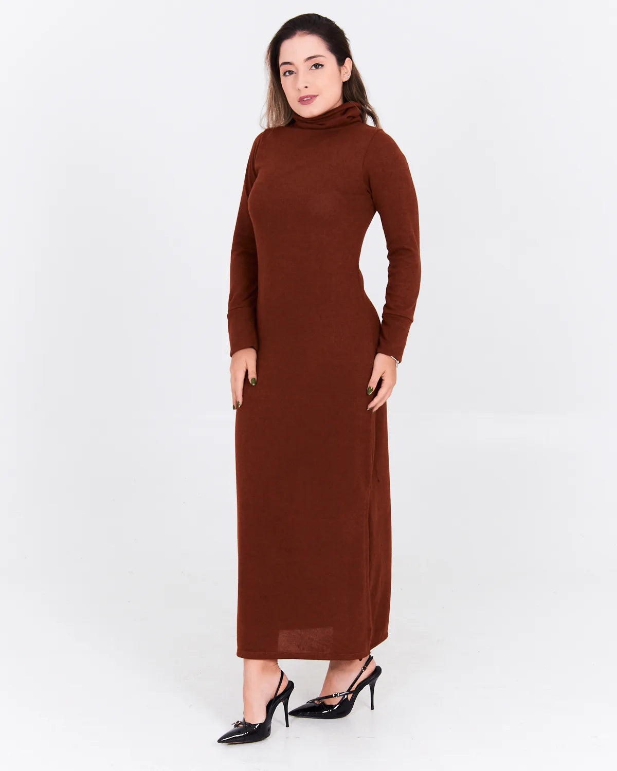 VESTIDO JESSICA MODAS LONGO PRETO U
