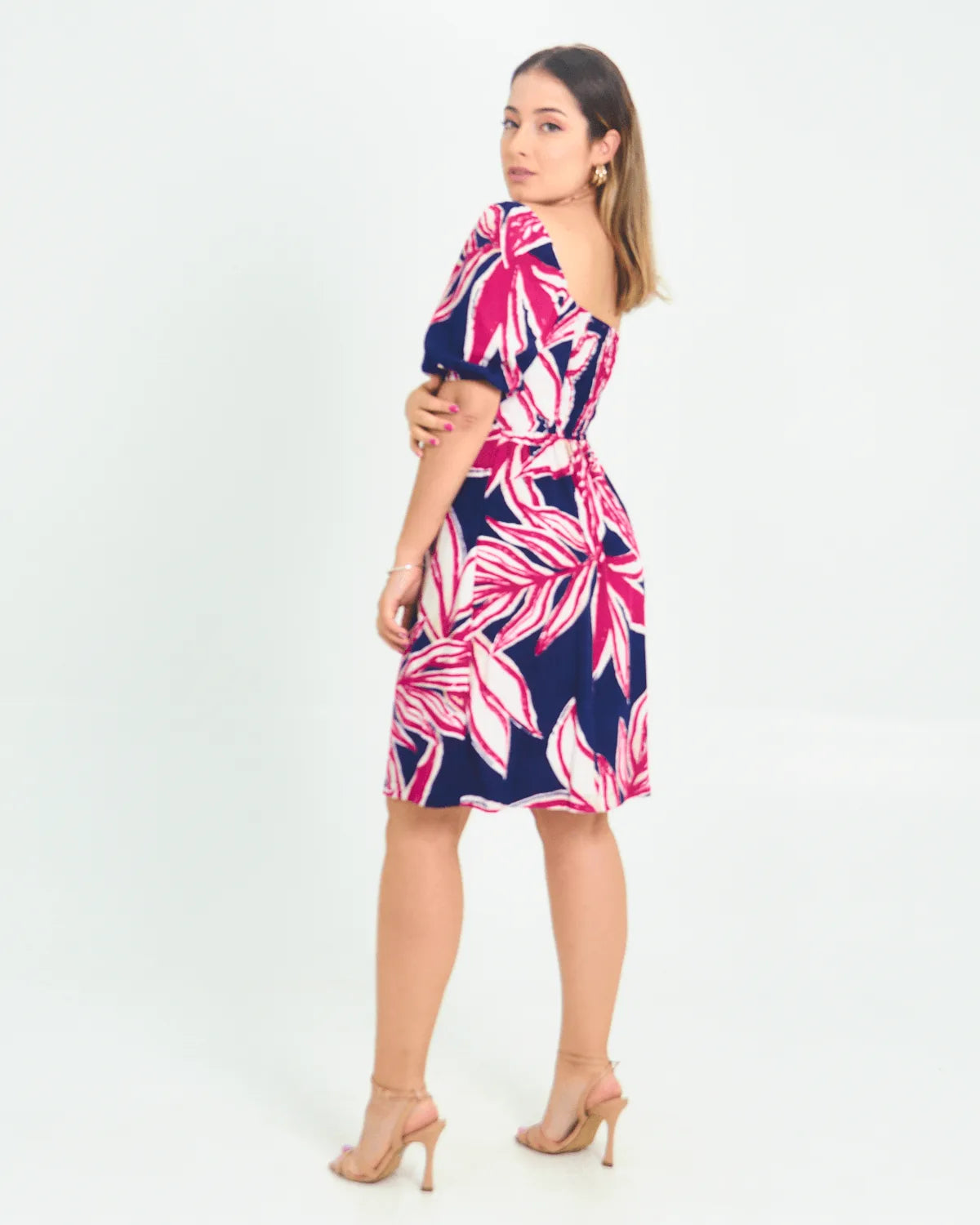 VESTIDO SAFIRA MANGA ELAS/COSTA