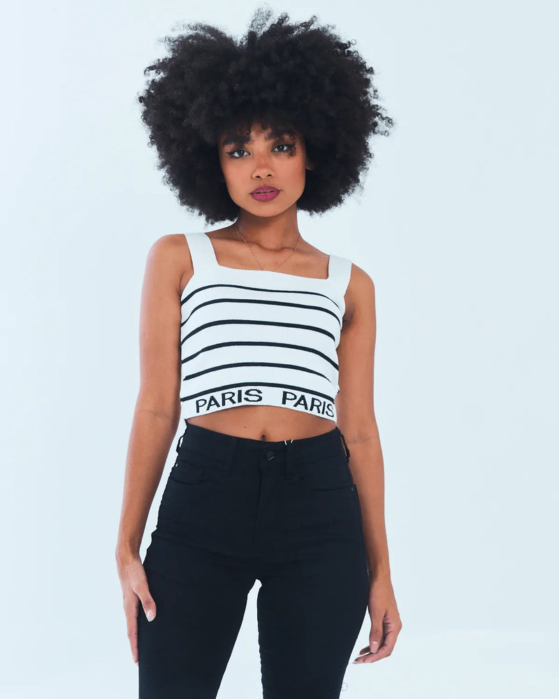 CROPPED FEEL LOVE ALCA BLUSH/BRANCO U