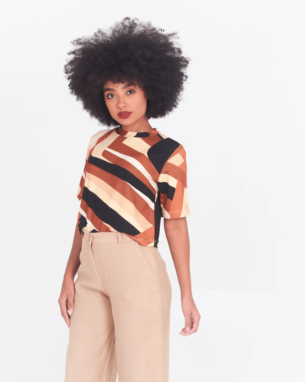 BLUSA LUNENDER 67443 VERMELHO P
