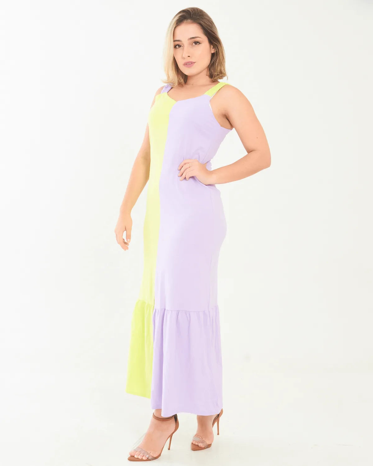 VESTIDO MALWEE 1000102581 ROSA/SALMON PP