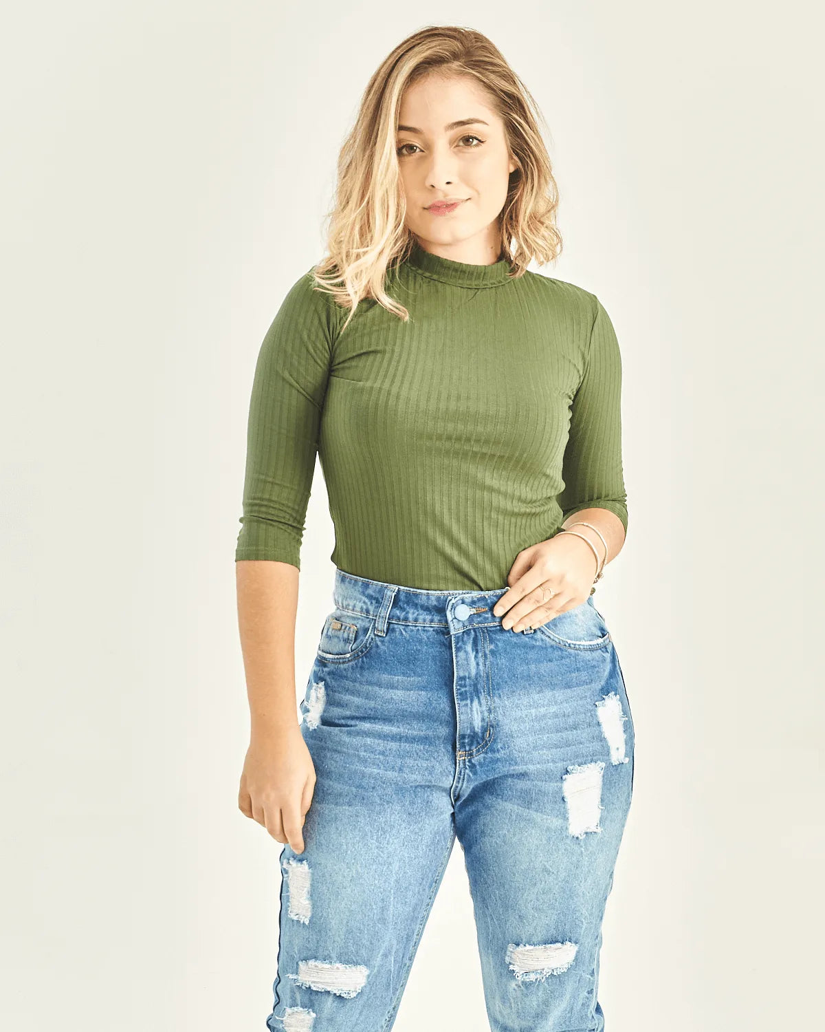 BLUSA LUNENDER 00311 AMARELO P