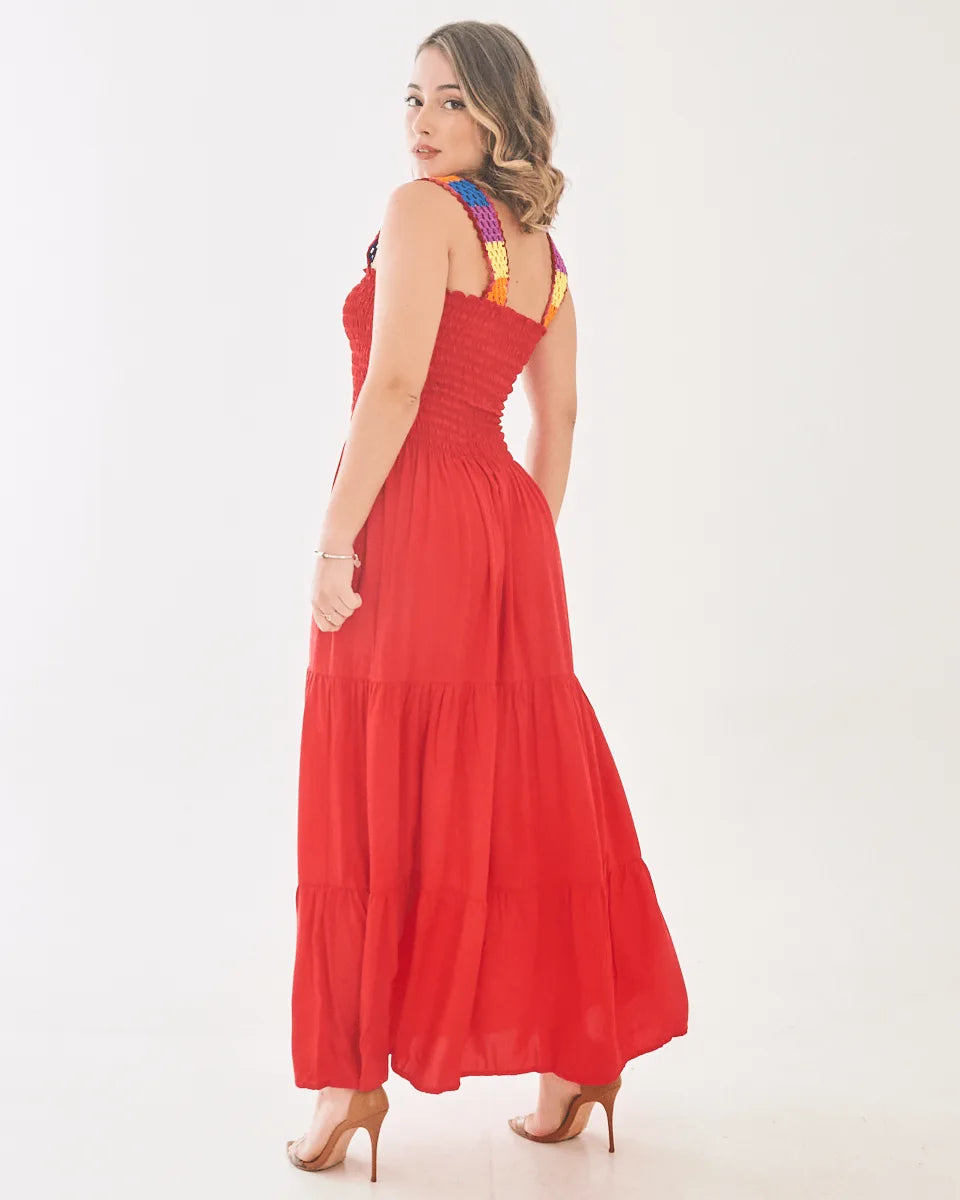 VESTIDO SAFIRA PATY/MANGA