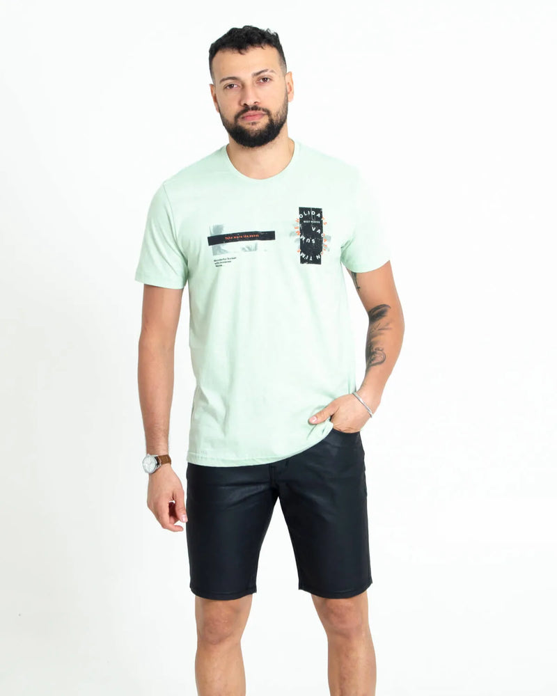 CAMISETA BUGA LOO BGE32709 VERDE CLARO GG
