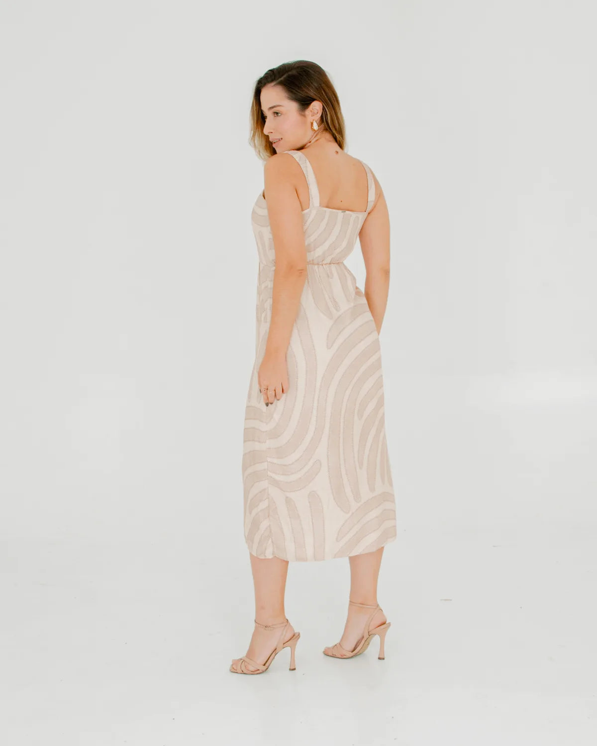 VESTIDO LUNENDER C0162 AMARELO P