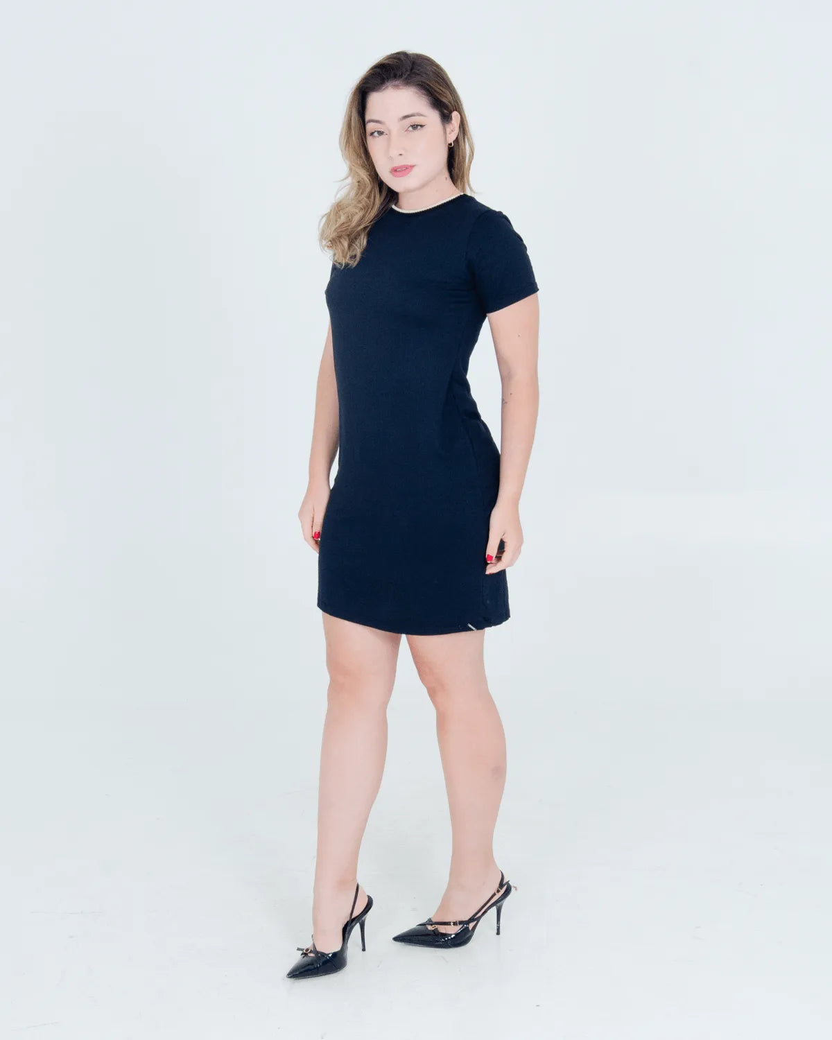 VESTIDO LUNENDER 49483 PRETO M