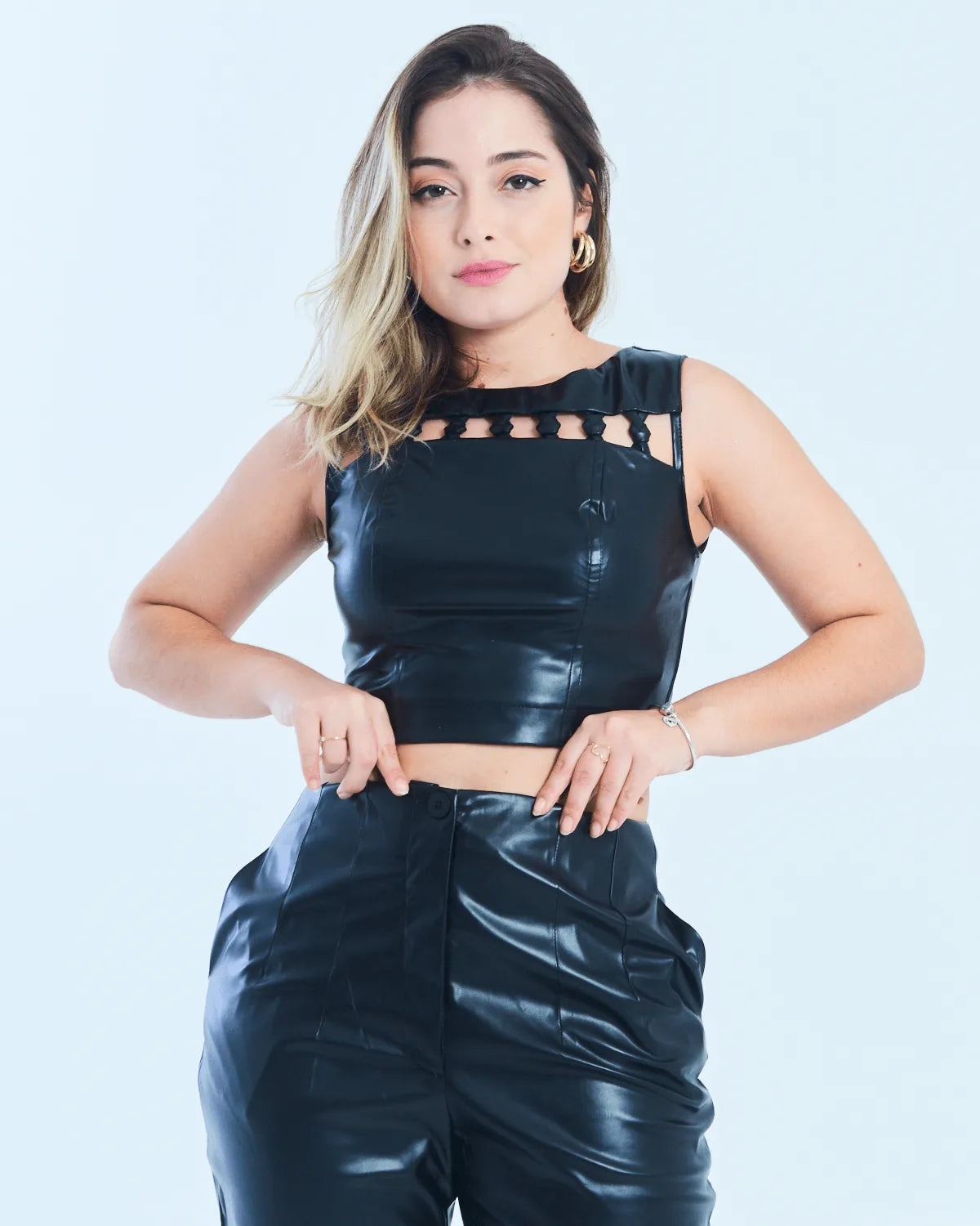 CROPPED KESSES KE11474 PRETO M