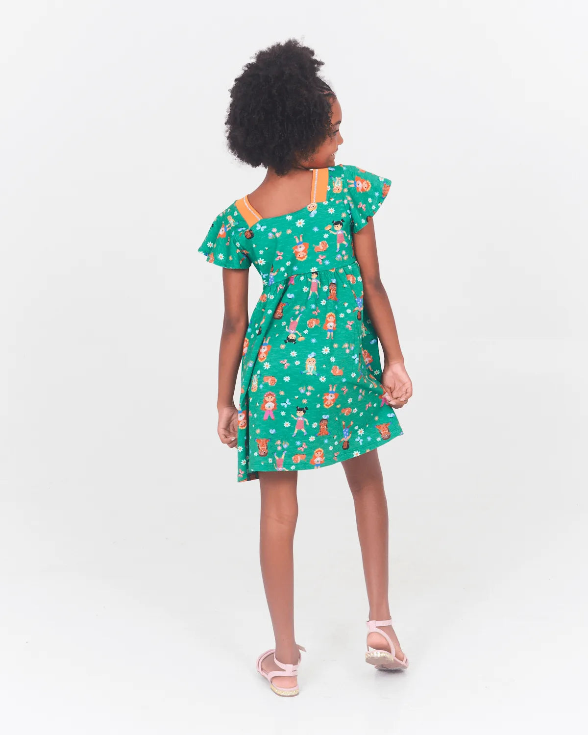 VESTIDO INF LUNENDER 67948 VERDE 01