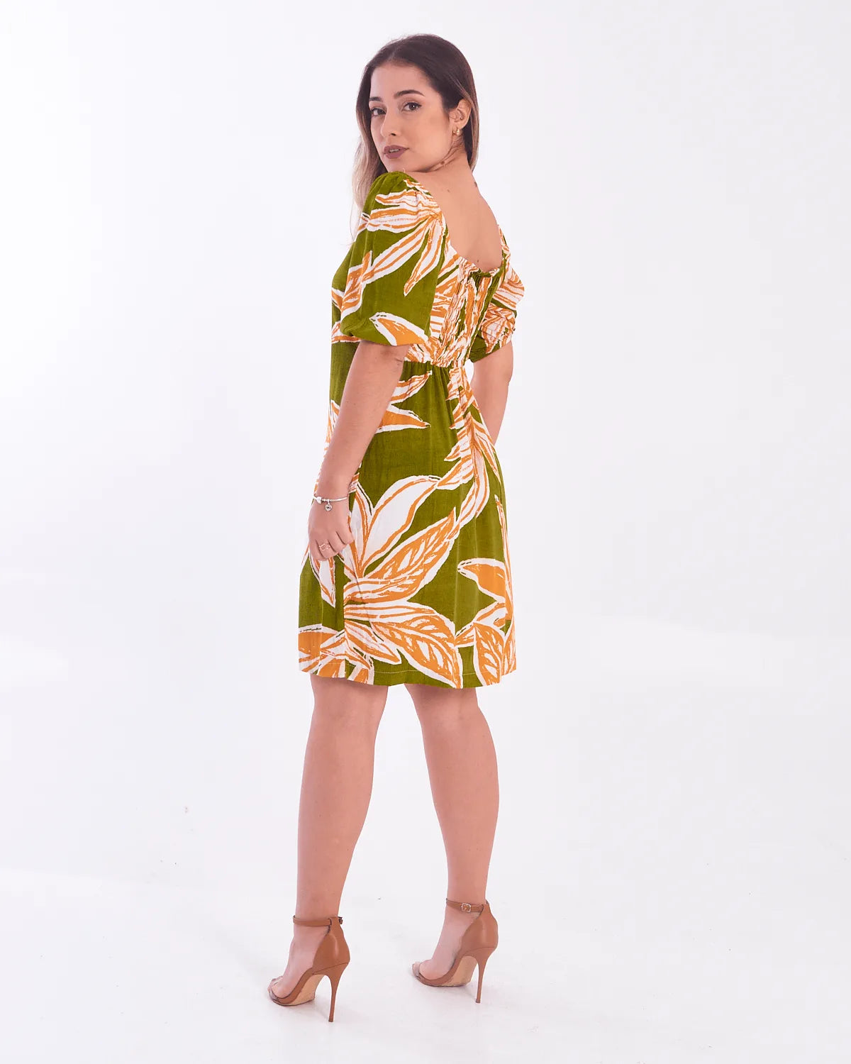 VESTIDO SAFIRA MANGA ELAS/COSTA