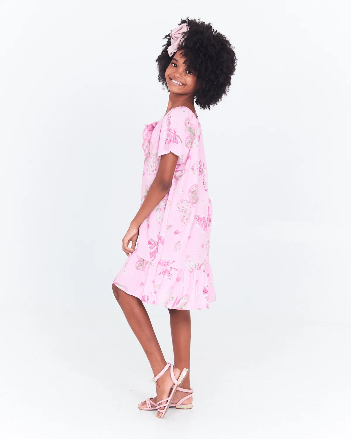VESTIDO INF LUNENDER 46592 ROSA 03