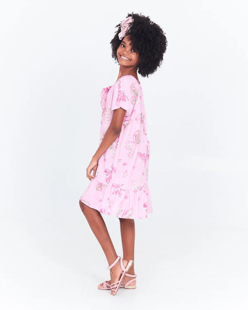 VESTIDO INF LUNENDER 46592 ROSA 03